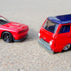 Two of the Dodge Brothers contributions to the automotive world, the Challenger Hellcat and 1966 Dodge A100 Delivery Van. Photo credit MustangFan